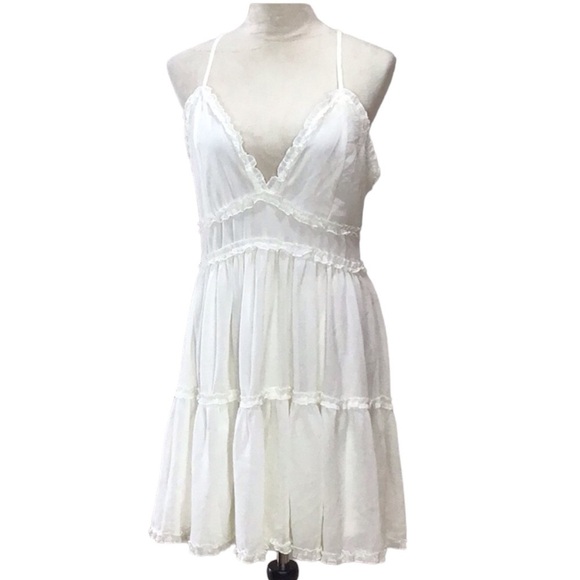 She + Sky Boho Tiered Sleeveless Cami Sundress Size Large NEW - Picture 1 of 8